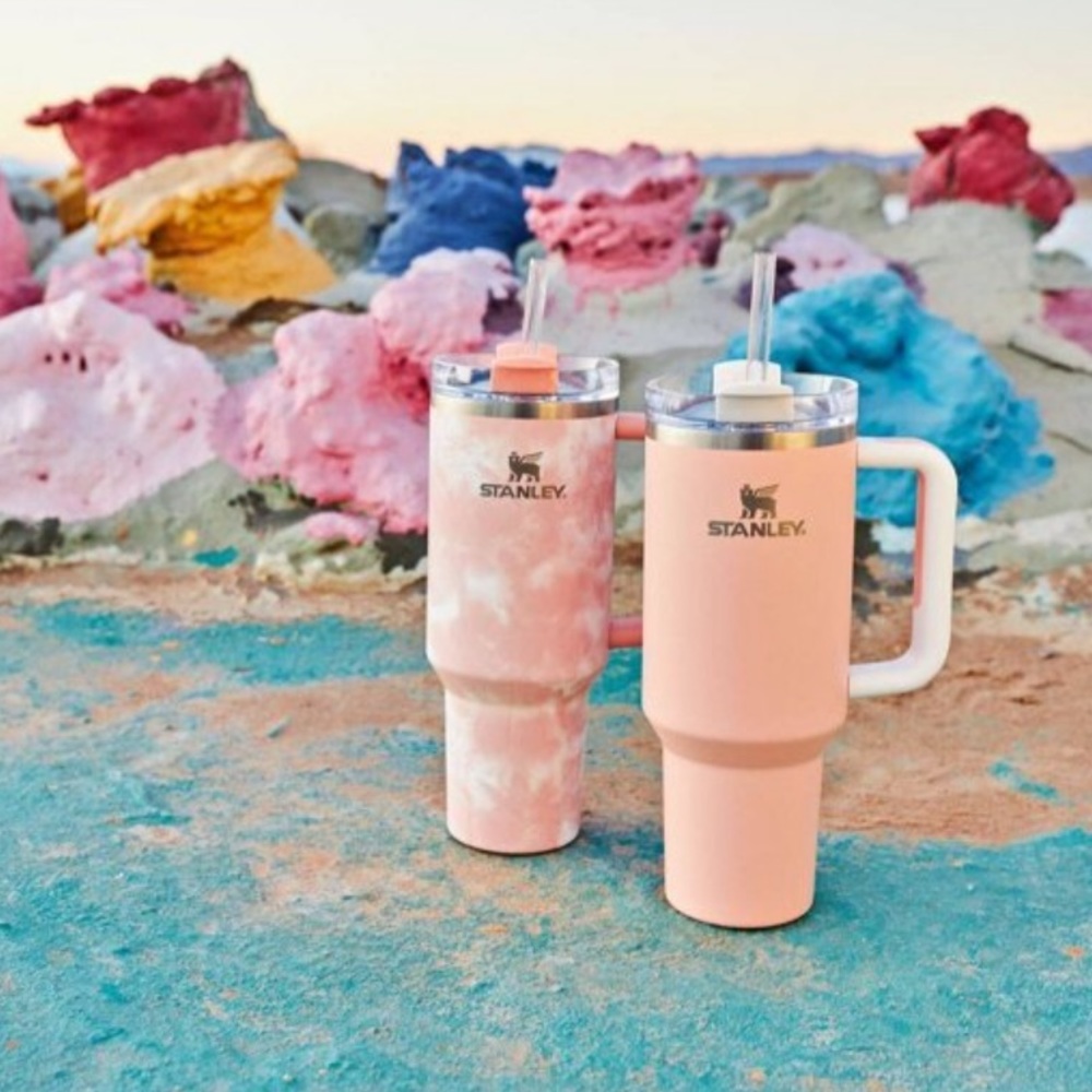 Stanley 40 oz tumbler limited edition target color peach